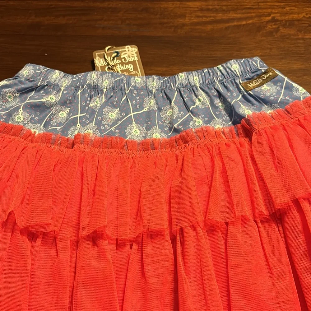 Matilda Jane ruffle skirt size 10 New - Picture 6 of 7